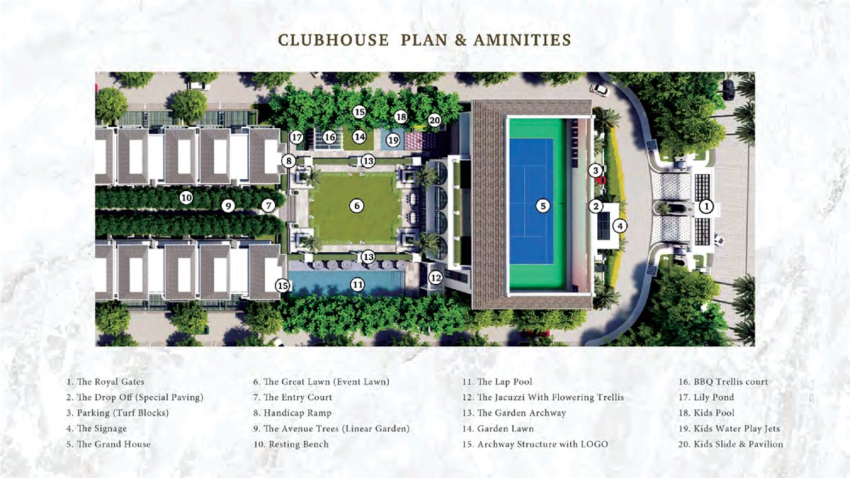 Club house plan